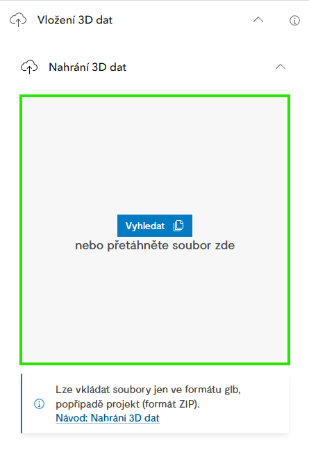 Obr. 1 Nahrání přetažením