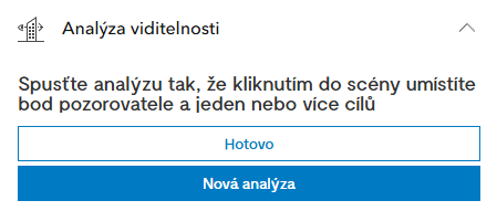 Obr. 13 Analýza viditelnosti po spuštění