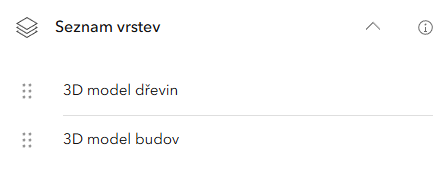 Obr. 1 Seznam vrstev