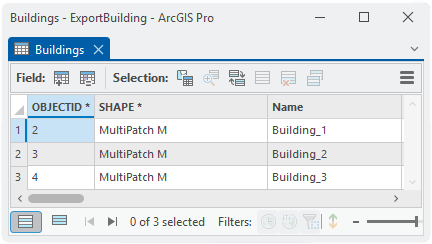 Obr. 31 Atributová tabulka zájmové vrstvy