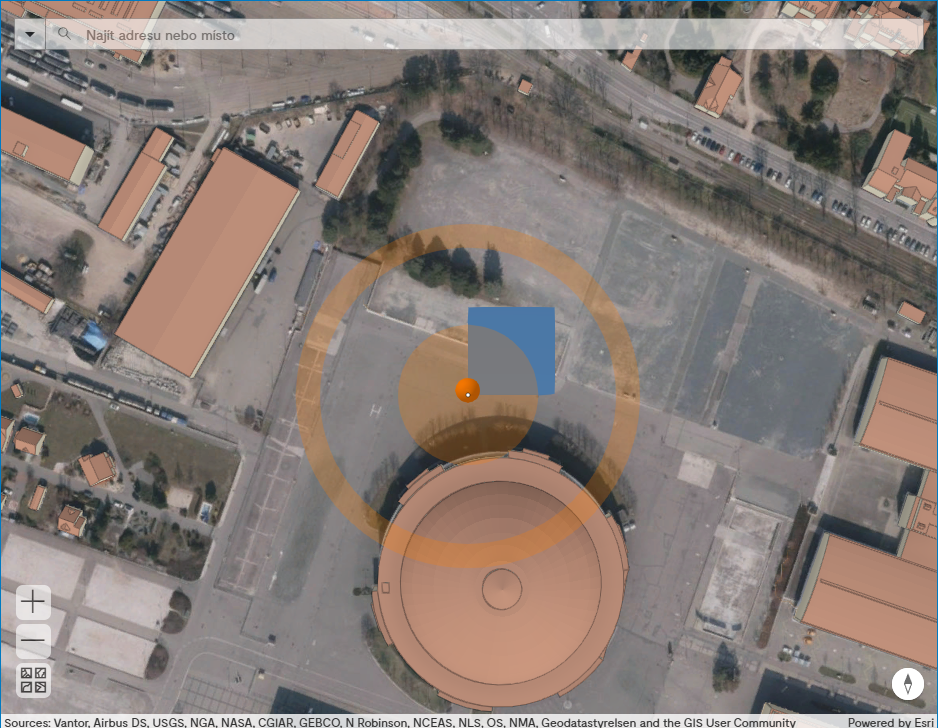 Pic. 21 Uploaded model created in Blender in the web scene of the application