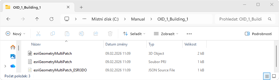 Pic. 15 The structure of the exported .glb file