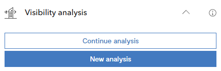 Pic. 17 The visibility analysis after the entering the observed points