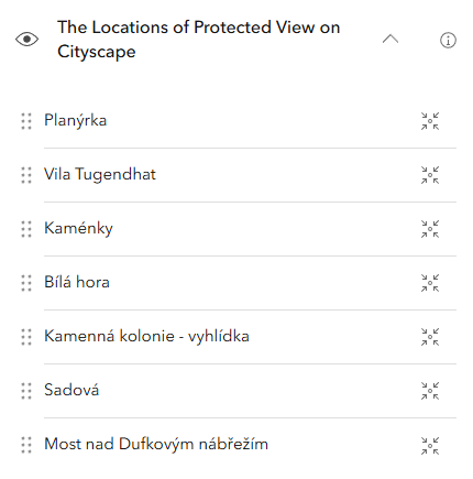 Pic. 18 The Locations of Protected View on Cityscape tool