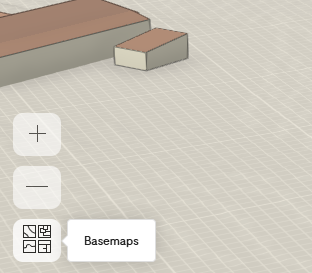Pic. 35 The icone for opening the basemaps’ gallery