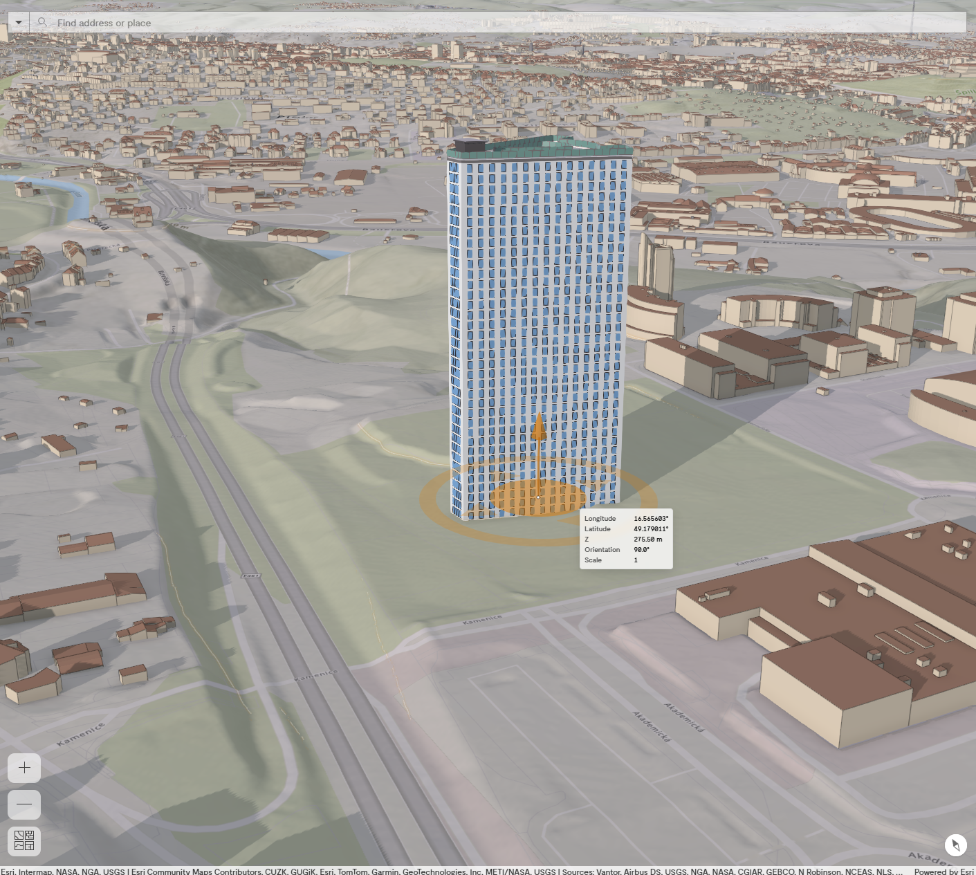 Pic. 5 Manual modification of the position of the model